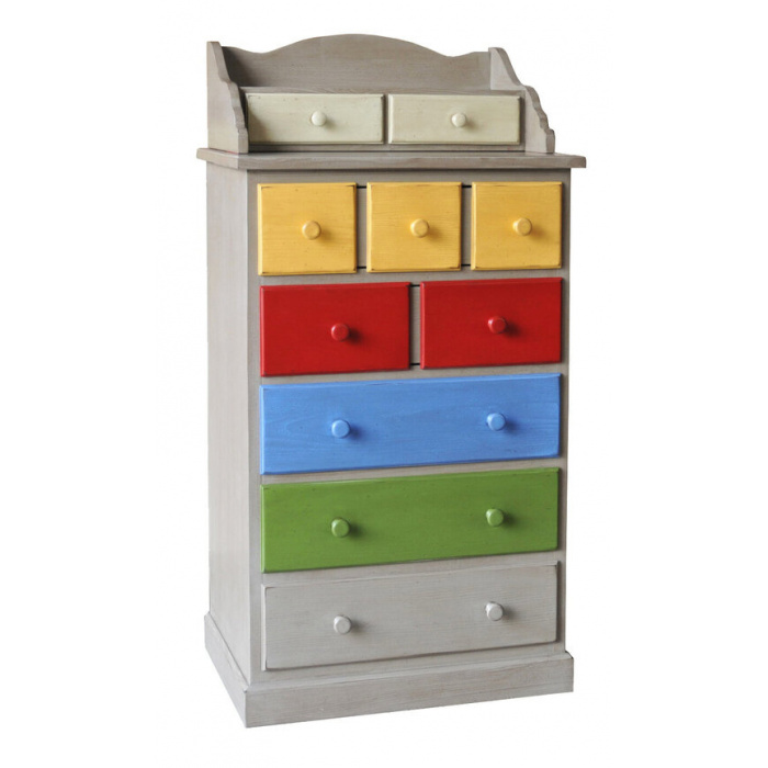 Farebná komoda do detskej izby  -...