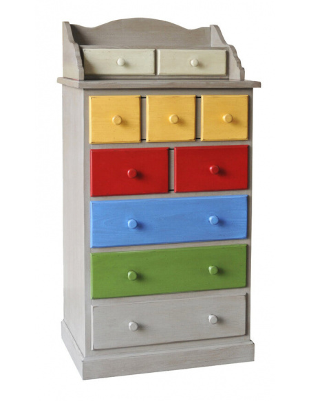 Farebná komoda do detskej izby  - HERITAGE