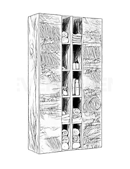 Skrinka do kúpelne na stenu - MODULART