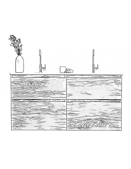 Závesná skrinka do kúpelne - MODULART