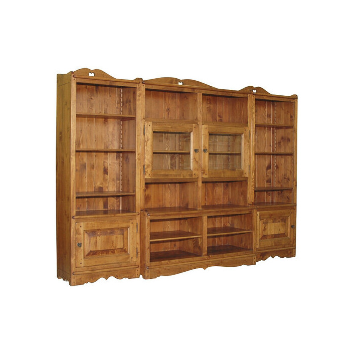 Masívna rustikálna knižnica - COEUR...