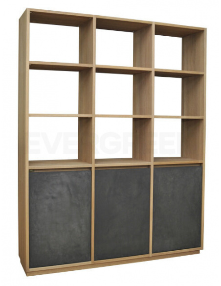 Moderná policová zostava z masívu - GRANIT