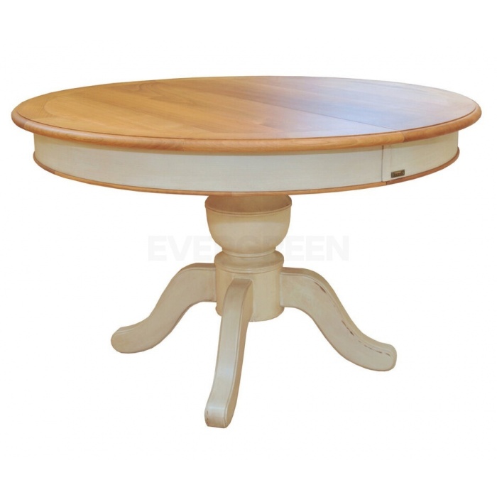 Okrúhly jedálenský stôl z masívu -...