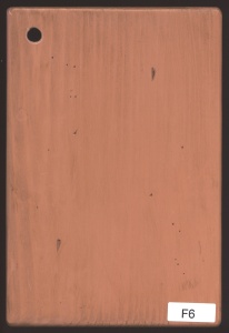 Povrchová úprava dreva v lososovej farbe F6